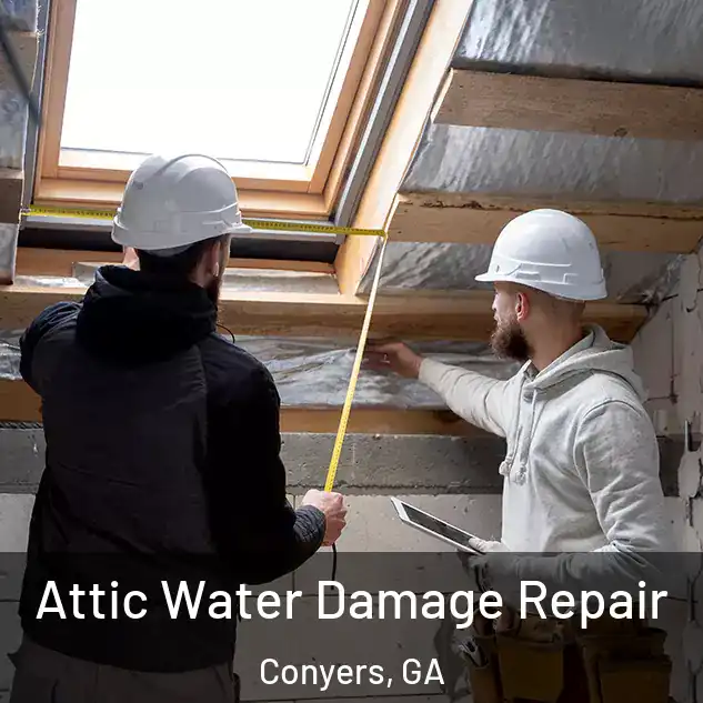  Attic Water Damage Repair Conyers, GA