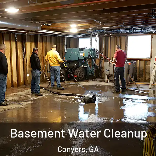  Basement Water Cleanup Conyers, GA