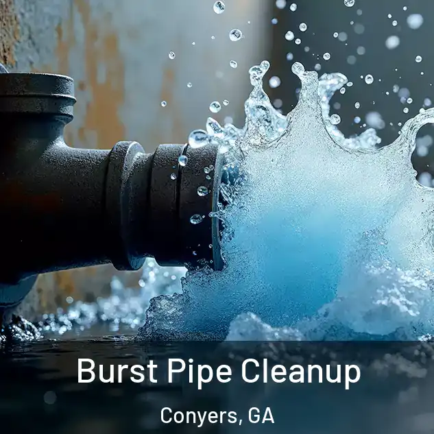  Burst Pipe Cleanup Conyers, GA
