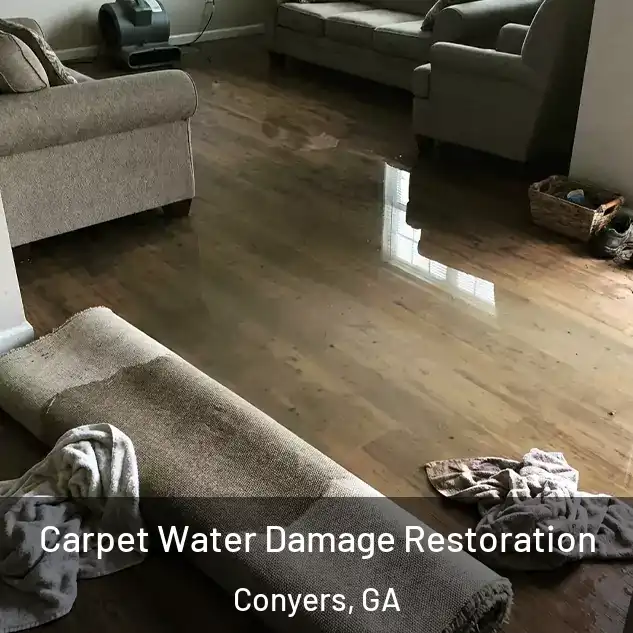  Carpet Water Damage Restoration Conyers, GA