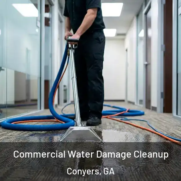  Commercial Water Damage Cleanup Conyers, GA