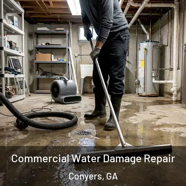  Commercial Water Damage Repair Conyers, GA