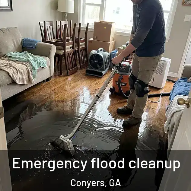  Emergency flood cleanup Conyers, GA