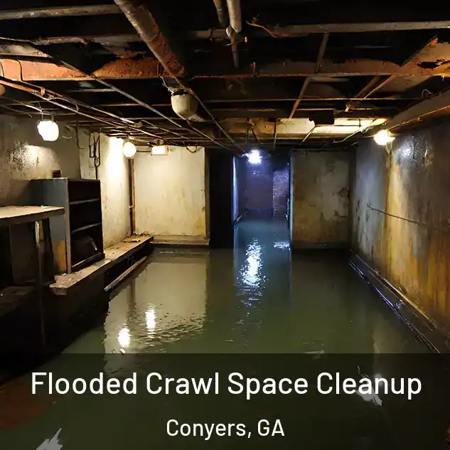  Flooded Crawl Space Cleanup Conyers, GA