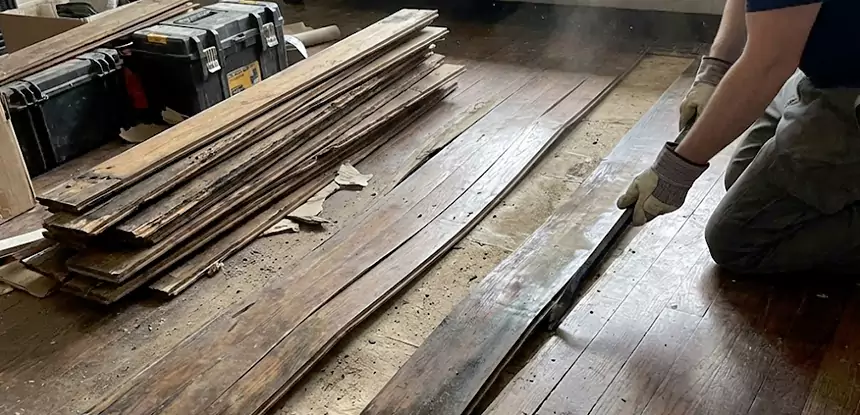 Wood Veneer Water Damage Repair Conyers