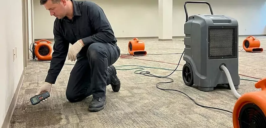 Drying Carpet Padding After Flood in Conyers