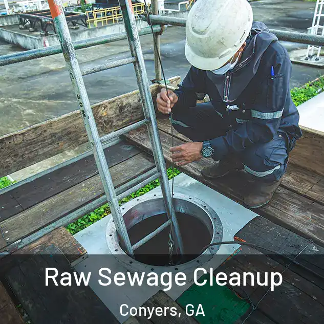  Raw Sewage Cleanup Conyers, GA