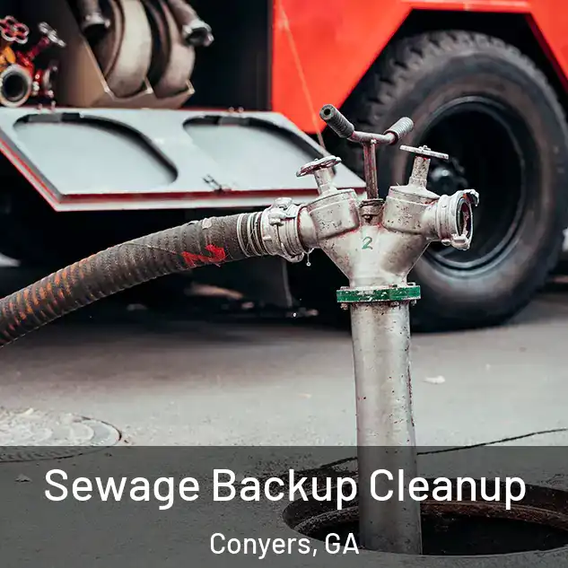  Sewage Backup Cleanup Conyers, GA