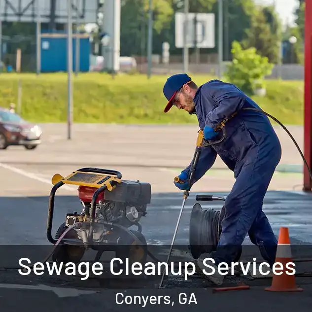  Sewage Cleanup Services Conyers, GA