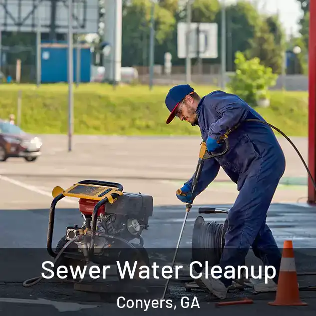  Sewer Water Cleanup Conyers, GA