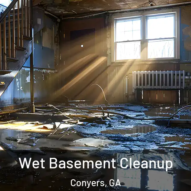  Wet Basement Cleanup Conyers, GA