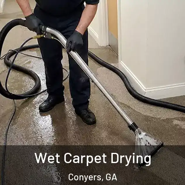  Wet Carpet Drying Conyers, GA